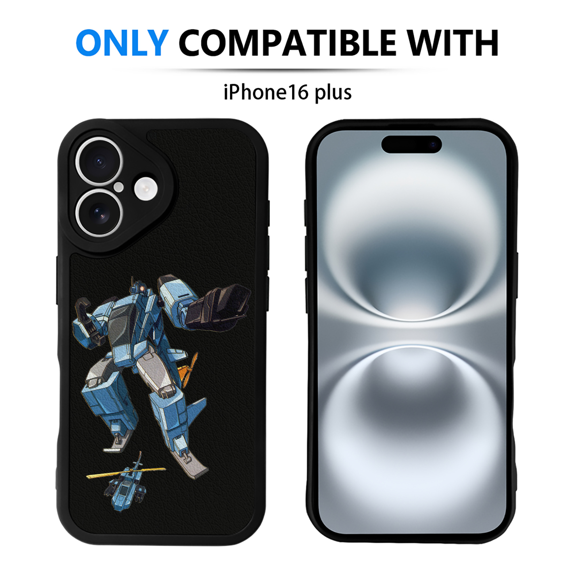 （画像用）  【iPhone 16シリーズ対応】シリコンスマホケース（レザー調） 材質：シリコン